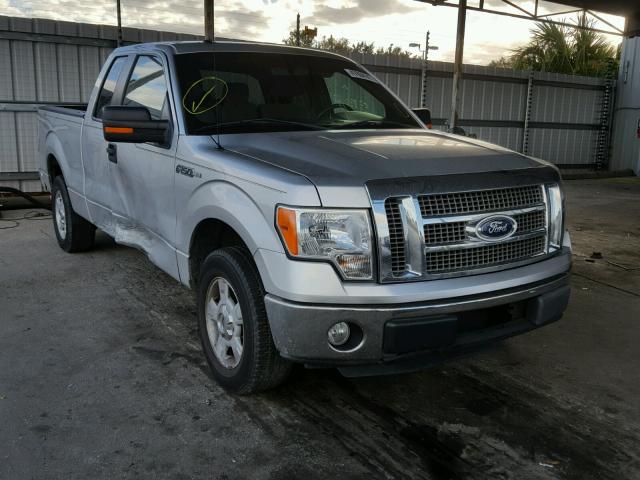 1FTEX1CM8BFB66031 - 2011 FORD F150 SUPER SILVER photo 1