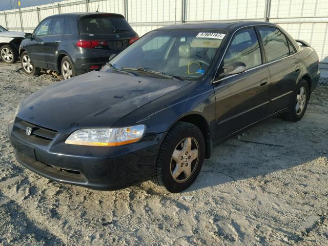 1HGCG1658YA039475 - 2000 HONDA ACCORD EX BLUE photo 2