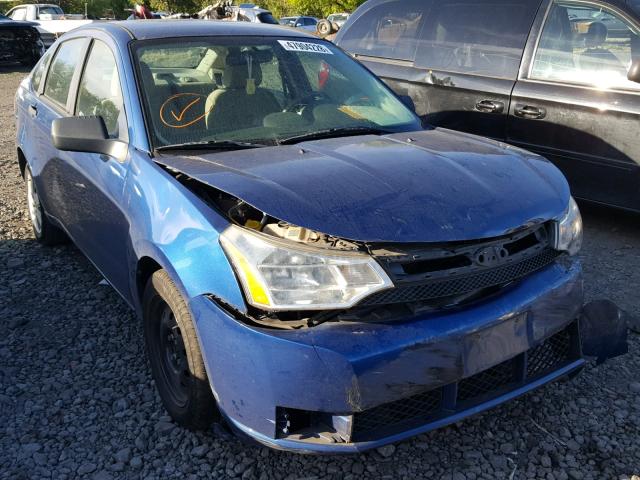 1FAHP34N38W294594 - 2008 FORD FOCUS S/SE BLUE photo 1