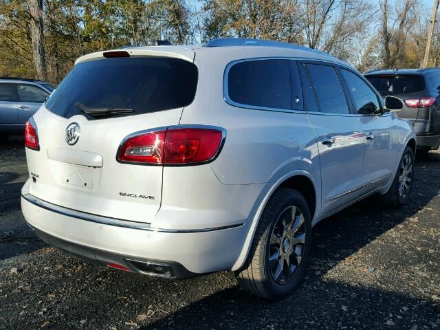 5GAKRBKD5HJ148615 - 2017 BUICK ENCLAVE WHITE photo 4