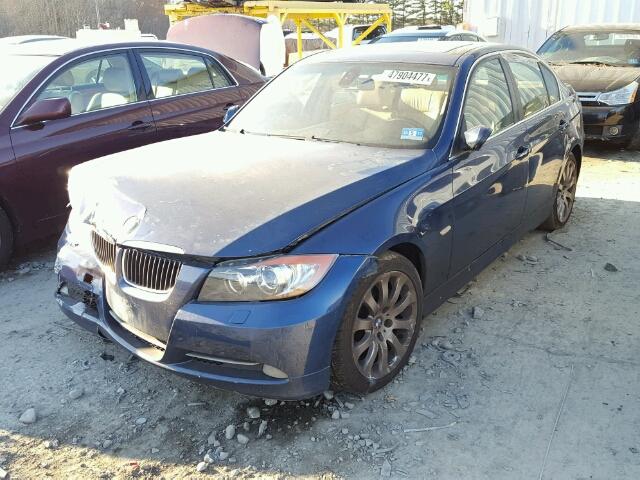 WBAVD33566KV66533 - 2006 BMW 330 XI BLUE photo 2