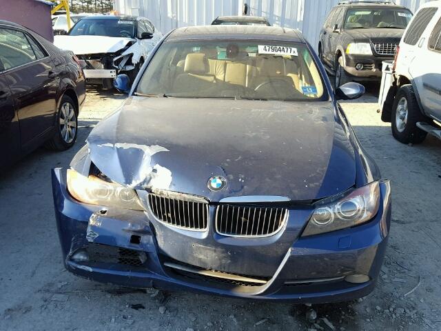 WBAVD33566KV66533 - 2006 BMW 330 XI BLUE photo 9