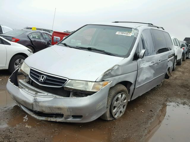 5FNRL18074B011948 - 2004 HONDA ODYSSEY EX SILVER photo 2