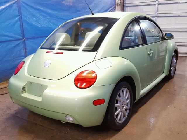 3VWCK31C15M412897 - 2005 VOLKSWAGEN NEW BEETLE Yaşıl foto 4