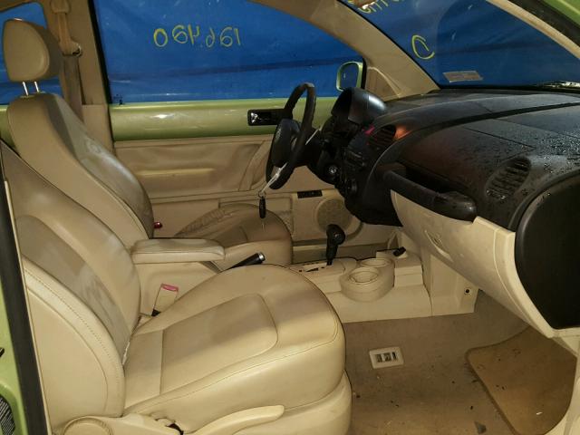 3VWCK31C15M412897 - 2005 VOLKSWAGEN NEW BEETLE Yaşıl foto 5