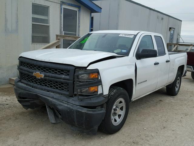 1GCRCPEC2EZ289072 - 2014 CHEVROLET SILVERADO WHITE photo 2