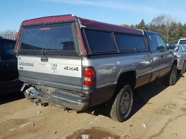 1B7HF13Y5VJ571784 - 1997 DODGE RAM 1500 GRAY photo 4