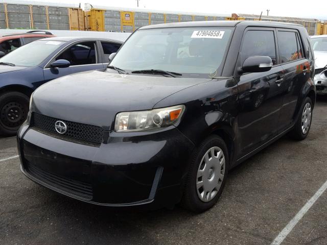 JTLKE50E891070408 - 2009 TOYOTA SCION XB შავი ფოტო 2