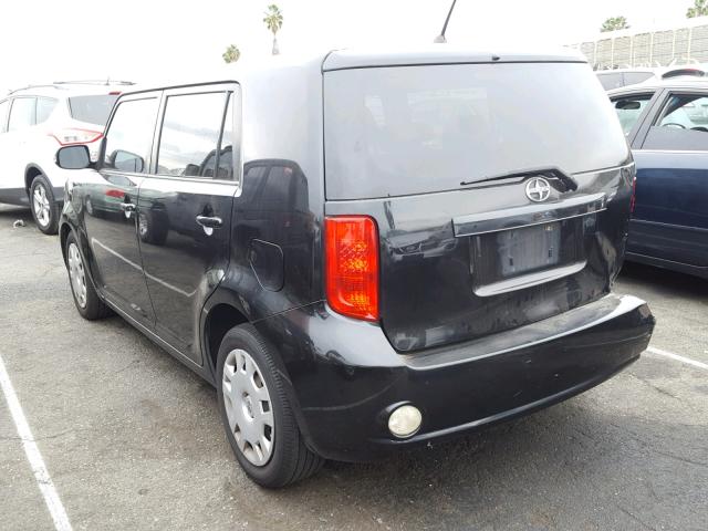 JTLKE50E891070408 - 2009 TOYOTA SCION XB შავი ფოტო 3