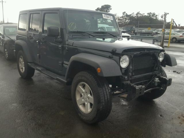 1C4HJWDG4HL502658 - 2017 JEEP WRANGLER U CHARCOAL photo 1