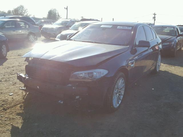 WBAFU7C53BC875442 - 2011 BMW 535 XI Mavi foto 2