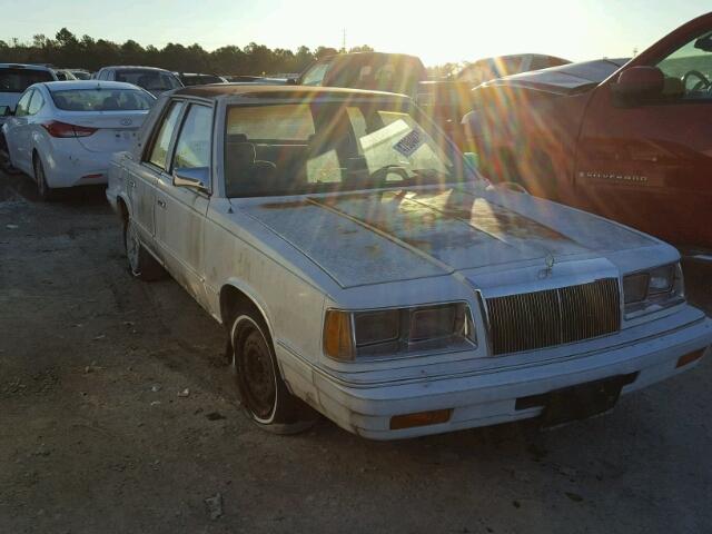 1C3BC56K8JF130603 - 1988 CHRYSLER LEBARON WHITE photo 1