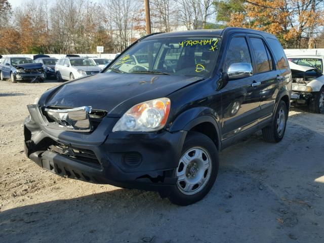 SHSRD78585U304845 - 2005 HONDA CR-V LX BLACK photo 2