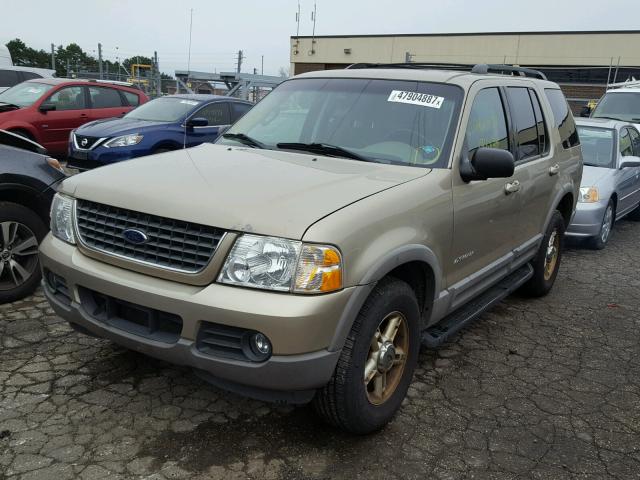 1FMDU73E42ZC34366 - 2002 FORD EXPLORER X GOLD photo 2