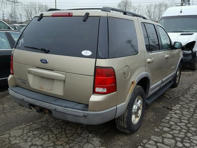 1FMDU73E42ZC34366 - 2002 FORD EXPLORER X GOLD photo 4