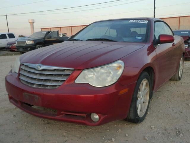 1C3LC55D19N543231 - 2009 CHRYSLER SEBRING TO MAROON photo 2