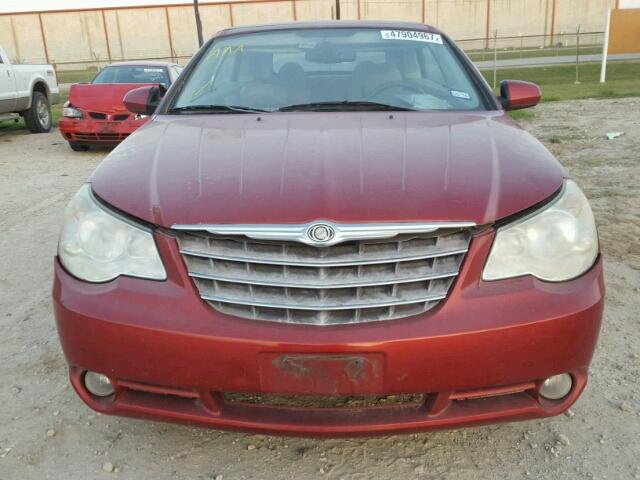 1C3LC55D19N543231 - 2009 CHRYSLER SEBRING TO MAROON photo 9