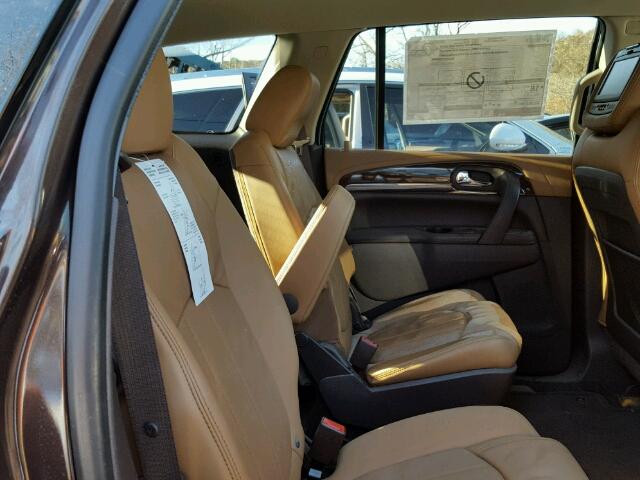 5GAKRBKD4HJ256787 - 2017 BUICK ENCLAVE BROWN photo 6
