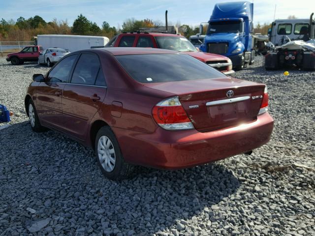 4T1BE30K56U112609 - 2006 TOYOTA CAMRY LE MAROON photo 3