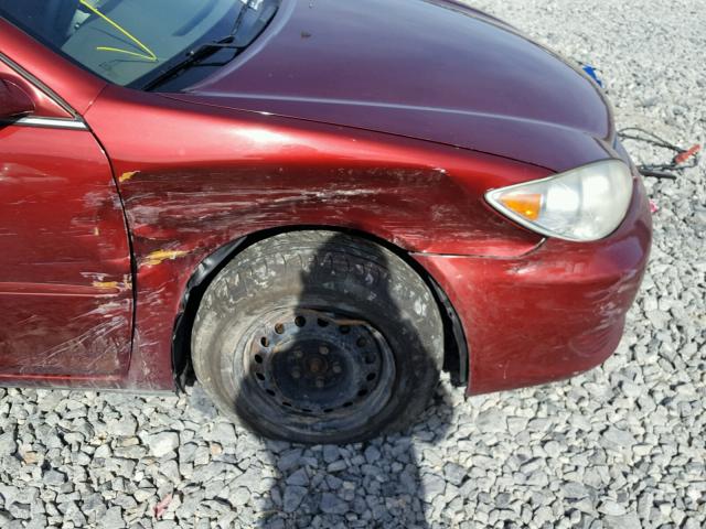 4T1BE30K56U112609 - 2006 TOYOTA CAMRY LE MAROON photo 9