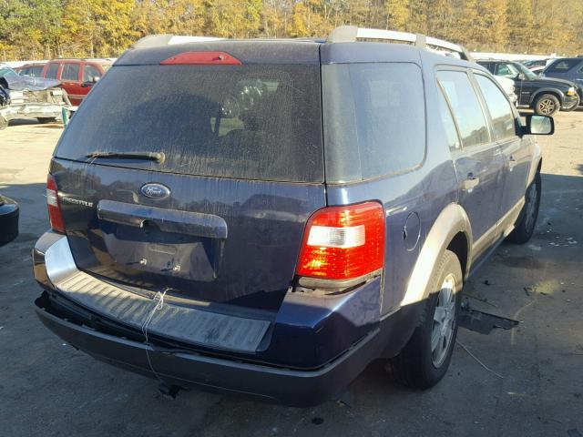 1FMZK01136GA08355 - 2006 FORD FREESTYLE BLUE photo 4