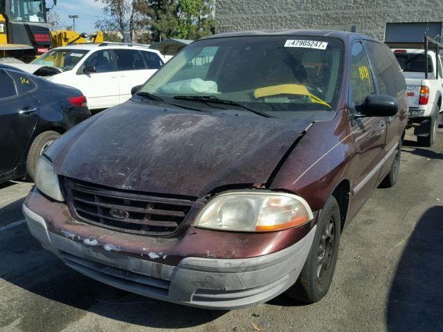 2FMZA5140XBA17419 - 1999 FORD WINDSTAR L BROWN photo 2