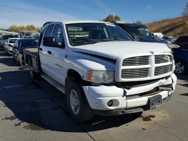 3D7KU28C23G862438 - 2003 DODGE RAM 2500 S WHITE photo 1