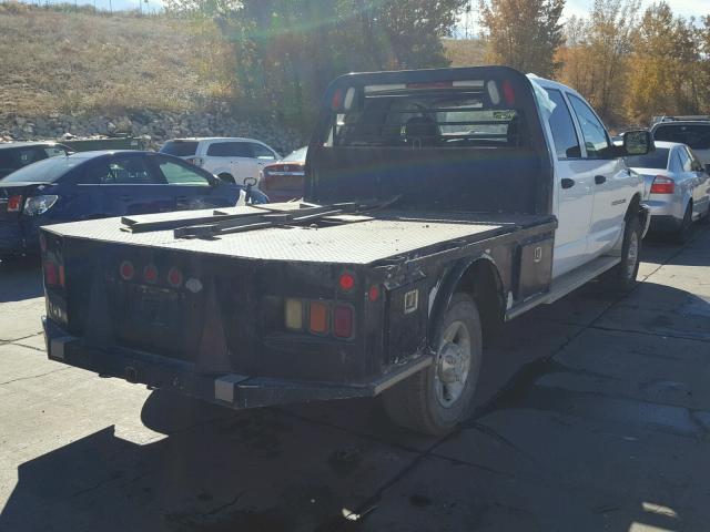 3D7KU28C23G862438 - 2003 DODGE RAM 2500 S WHITE photo 4