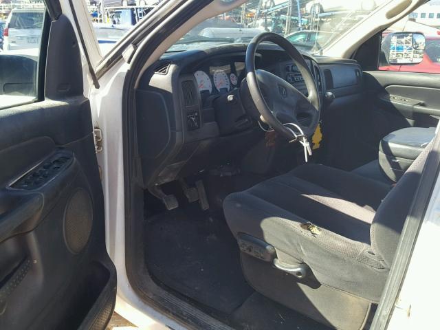 3D7KU28C23G862438 - 2003 DODGE RAM 2500 S WHITE photo 9