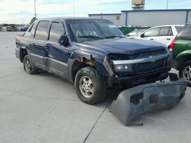 3GNEK13T32G238099 - 2002 CHEVROLET AVALANCHE BLUE photo 1