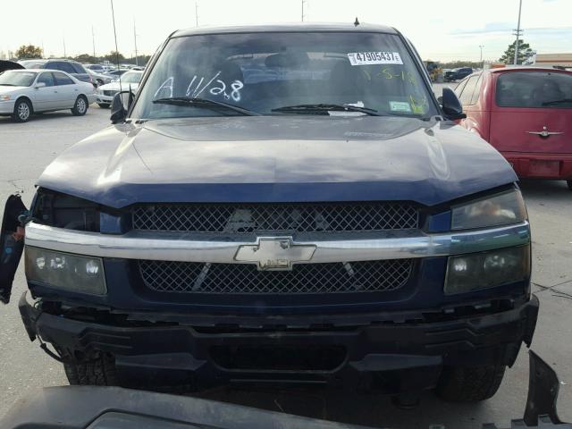 3GNEK13T32G238099 - 2002 CHEVROLET AVALANCHE BLUE photo 7