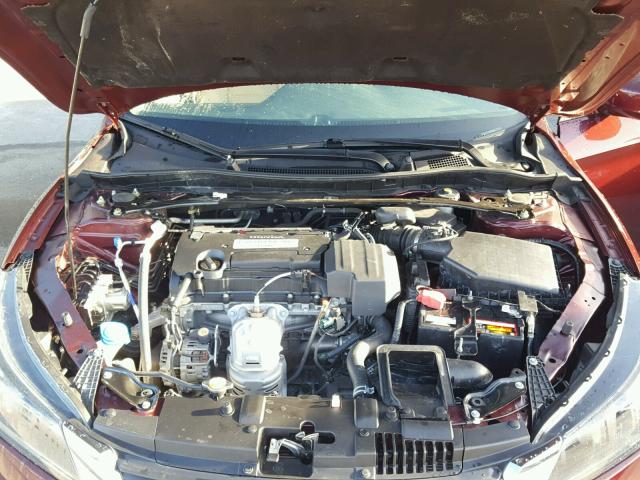 1HGCR2F88DA070181 - 2013 HONDA ACCORD EXL MAROON photo 7