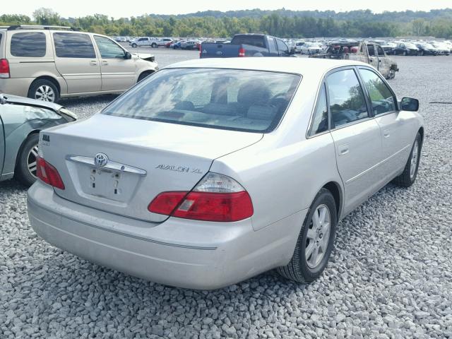 4T1BF28B73U335239 - 2003 TOYOTA AVALON XL SILVER photo 4