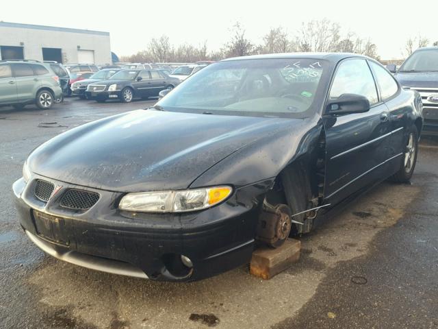 1G2WP12K41F191239 - 2001 PONTIAC GRAND PRIX BLACK photo 2