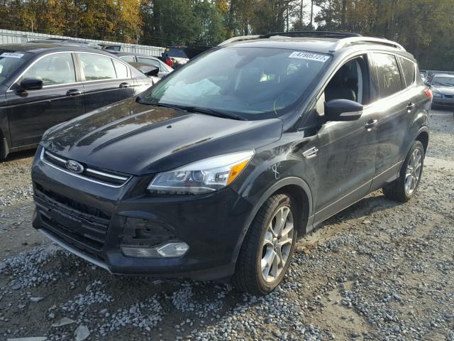 1FMCU0JX6EUA81417 - 2014 FORD ESCAPE TIT BLACK photo 2