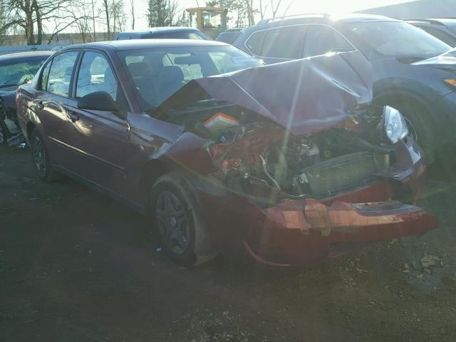 1G1ZS58F47F164617 - 2007 CHEVROLET MALIBU LS BURGUNDY photo 1