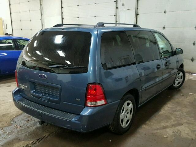 2FMZA516X6BA46961 - 2006 FORD FREESTAR S BLUE photo 4