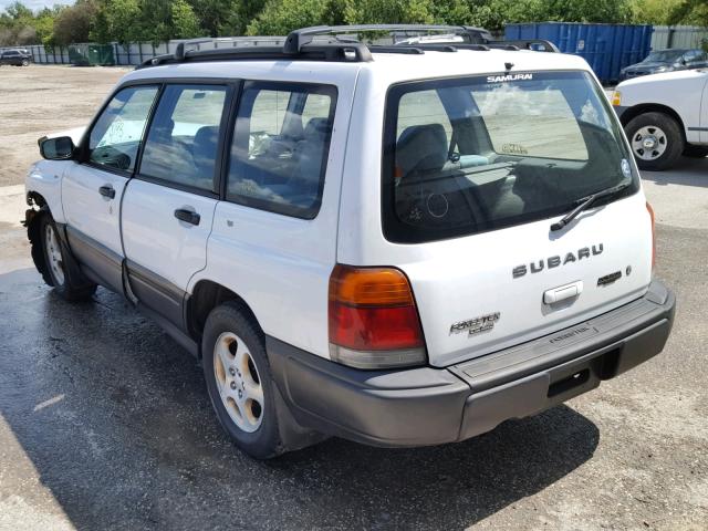 JF1SF6358XH709102 - 1999 SUBARU FORESTER L WHITE photo 3