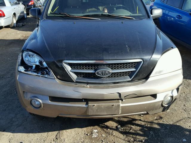 KNDJD733165635571 - 2006 KIA SORENTO EX BLACK photo 7