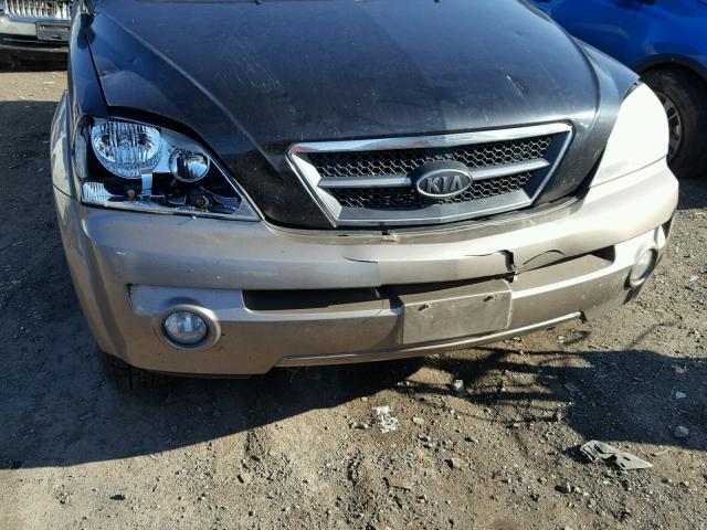 KNDJD733165635571 - 2006 KIA SORENTO EX BLACK photo 9