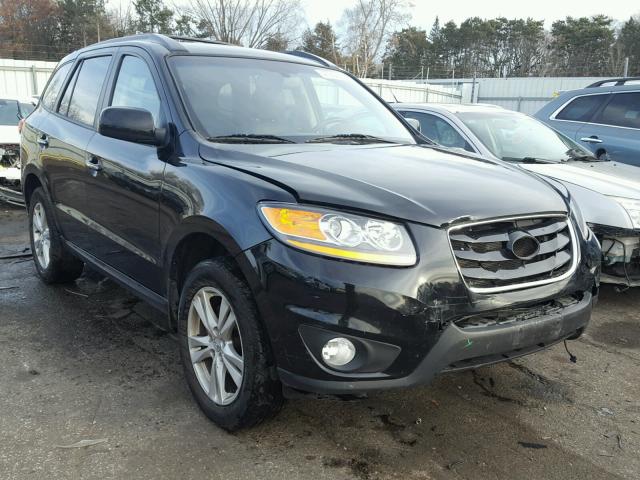 5XYZK4AG5BG036400 - 2011 HYUNDAI SANTA FE L BLACK photo 1