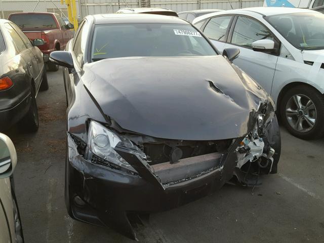 JTHBF5C27B5153044 - 2011 LEXUS IS 250 GRAY photo 1