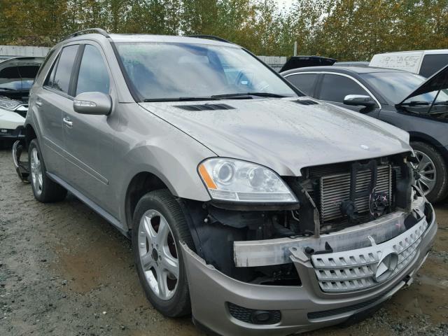 4JGBB22EX8A437691 - 2008 MERCEDES-BENZ ML 320 CDI GRAY photo 1