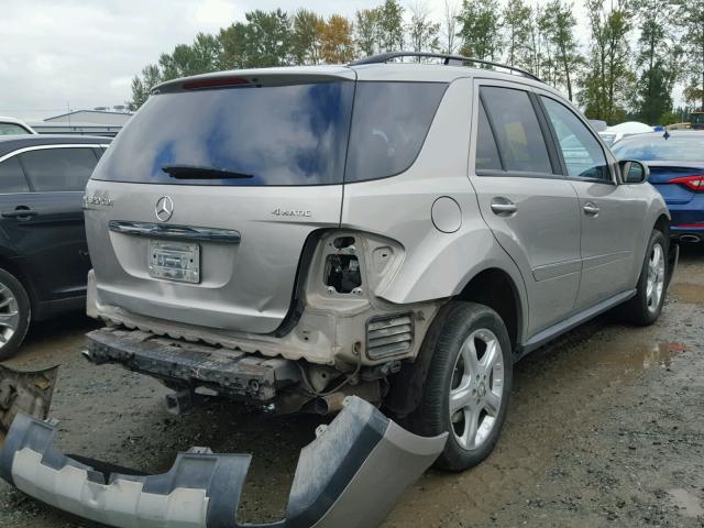 4JGBB22EX8A437691 - 2008 MERCEDES-BENZ ML 320 CDI GRAY photo 4