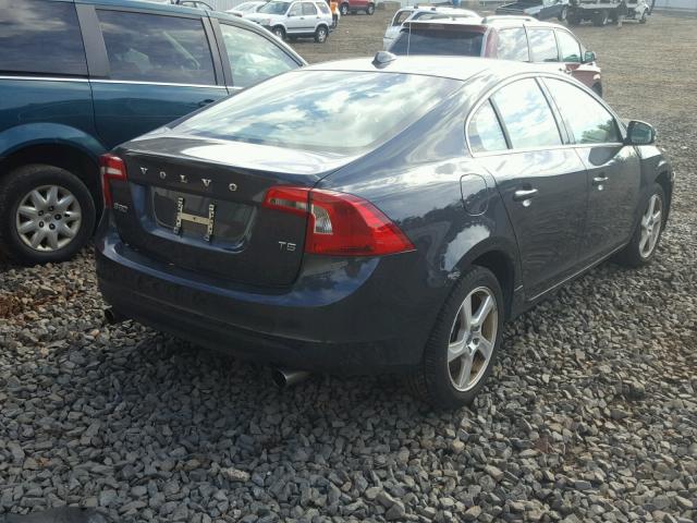 YV1622FSXC2090902 - 2012 VOLVO S60 T5 GRAY photo 4