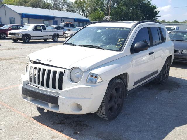 1J8FT57W77D291679 - 2007 JEEP COMPASS LI WHITE photo 2