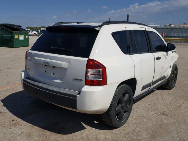 1J8FT57W77D291679 - 2007 JEEP COMPASS LI WHITE photo 4