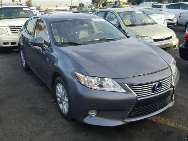 JTHBW1GG0E2053078 - 2014 LEXUS ES 300H GRAY photo 1