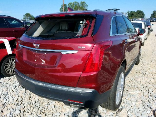 1GYKNCRS8HZ150374 - 2017 CADILLAC XT5 PREMIU RED photo 4