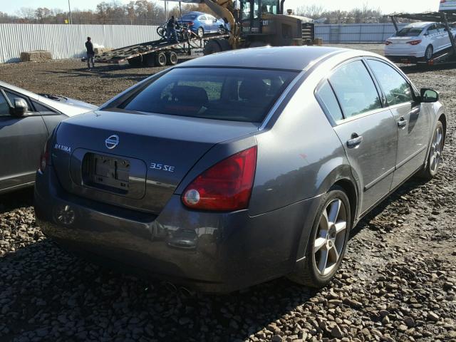 1N4BA41E15C825077 - 2005 NISSAN MAXIMA SE GRAY photo 4